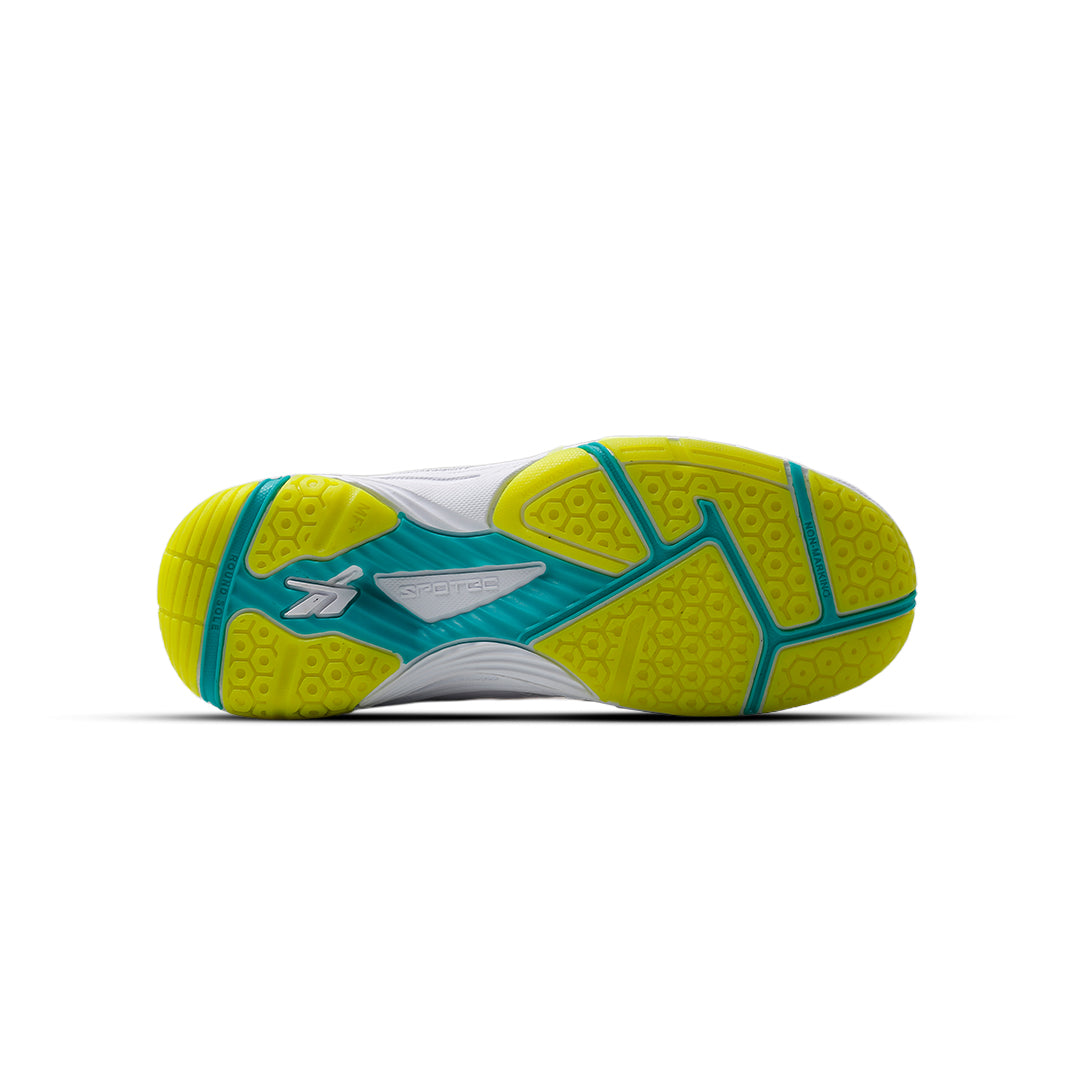 SPOTEC BADMINTON BLADE 501 - PUTIH/HIJAU TOSKA