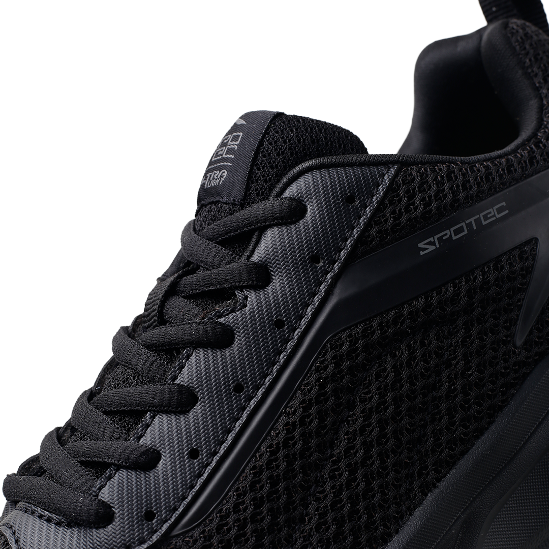 SPOTEC SNEAKERS COMFORT WAVE OZMONT - HITAM/HITAM