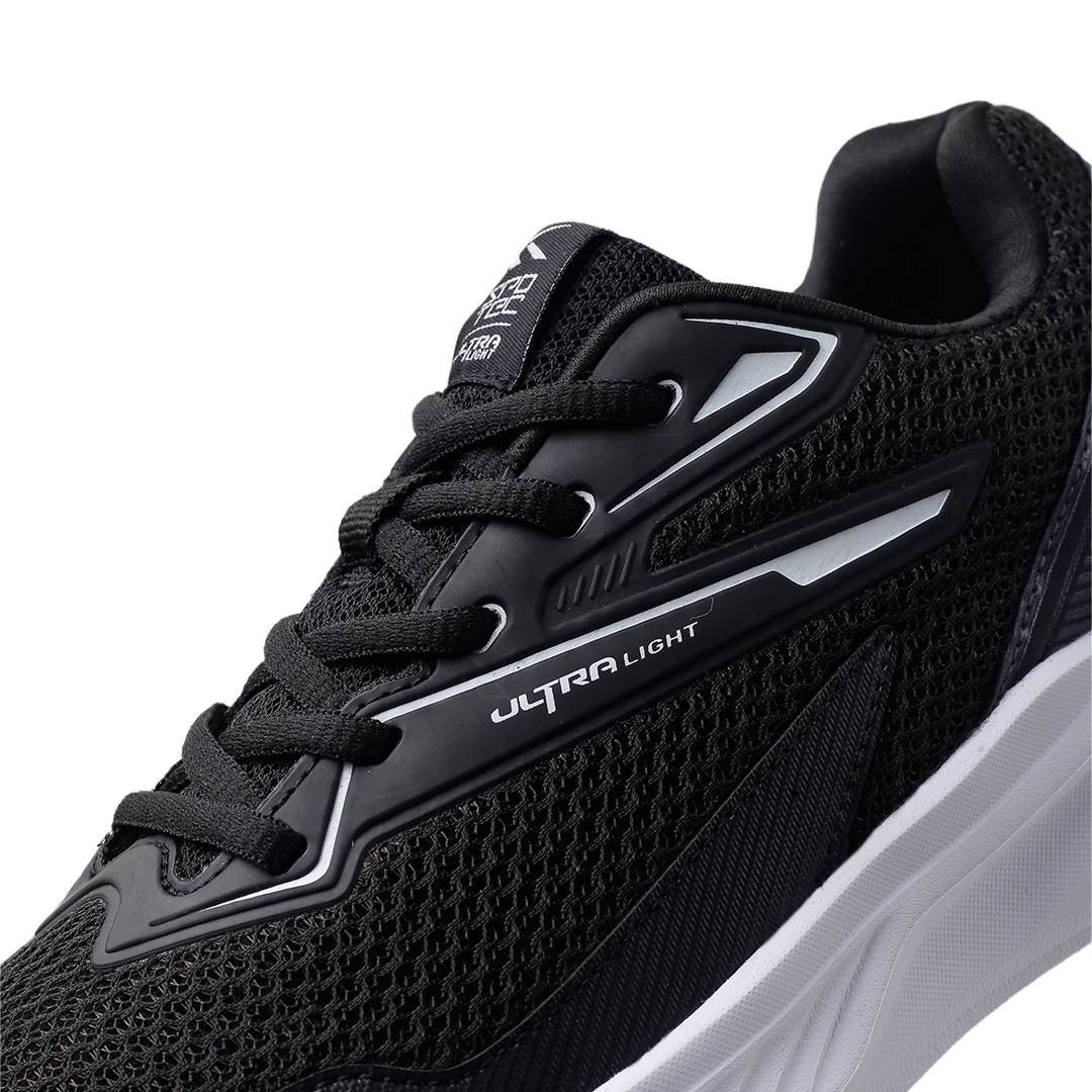 SPOTEC SNEAKERS COMFORT WAVE CORBY - HITAM/PUTIH
