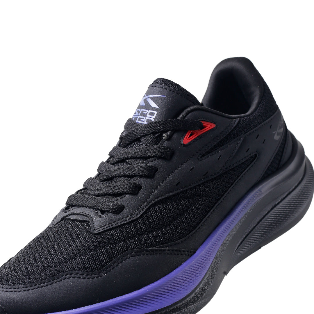SPOTEC RUNNING COMFORT WAVE VALIANT - BLACK/PURPLE