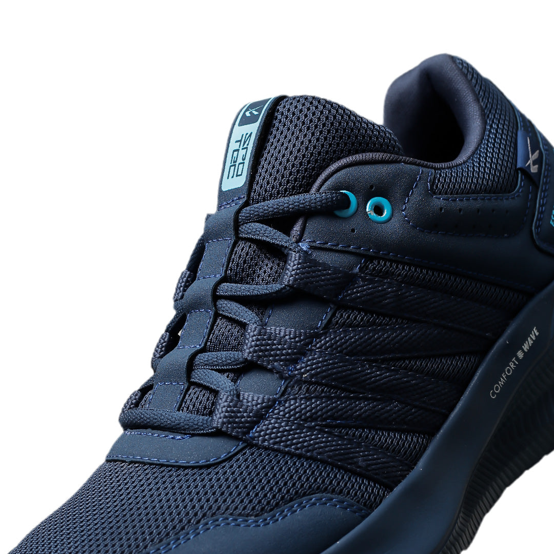SPOTEC RUNNING COMFORT WAVE UPTOWN - NAVY/LIGHT BLUE