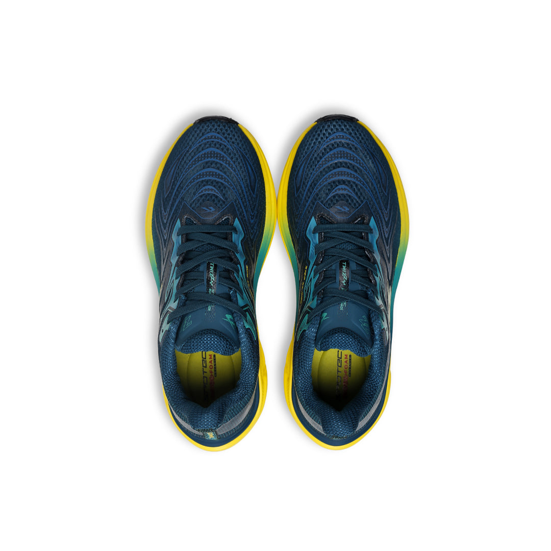 SPOTEC RUNNING TWIZZY - DARK TEAL/LIGHT YELLOW