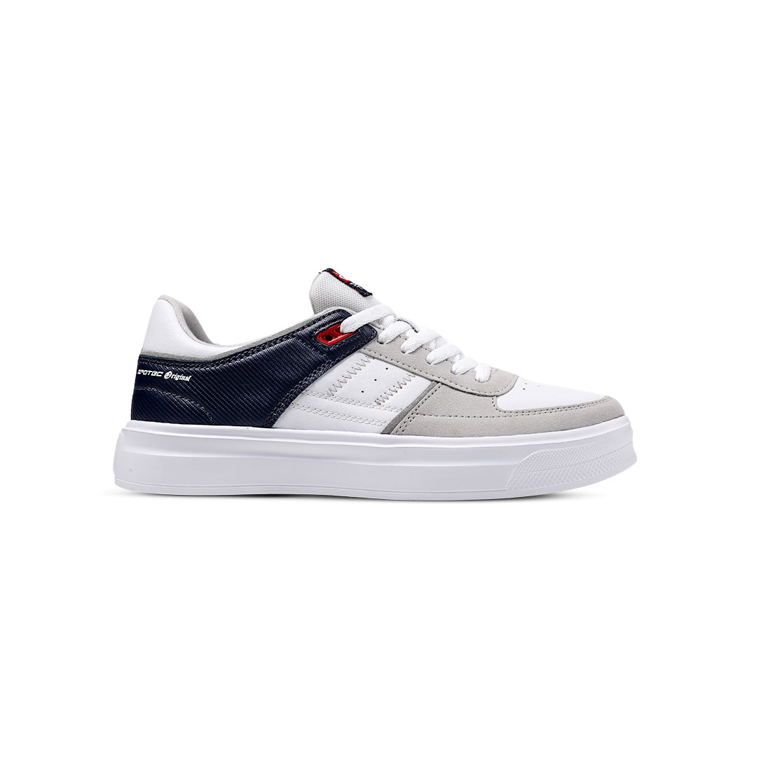 SPOTEC SNEAKERS CLAY - PUTIH/BIRU TUA