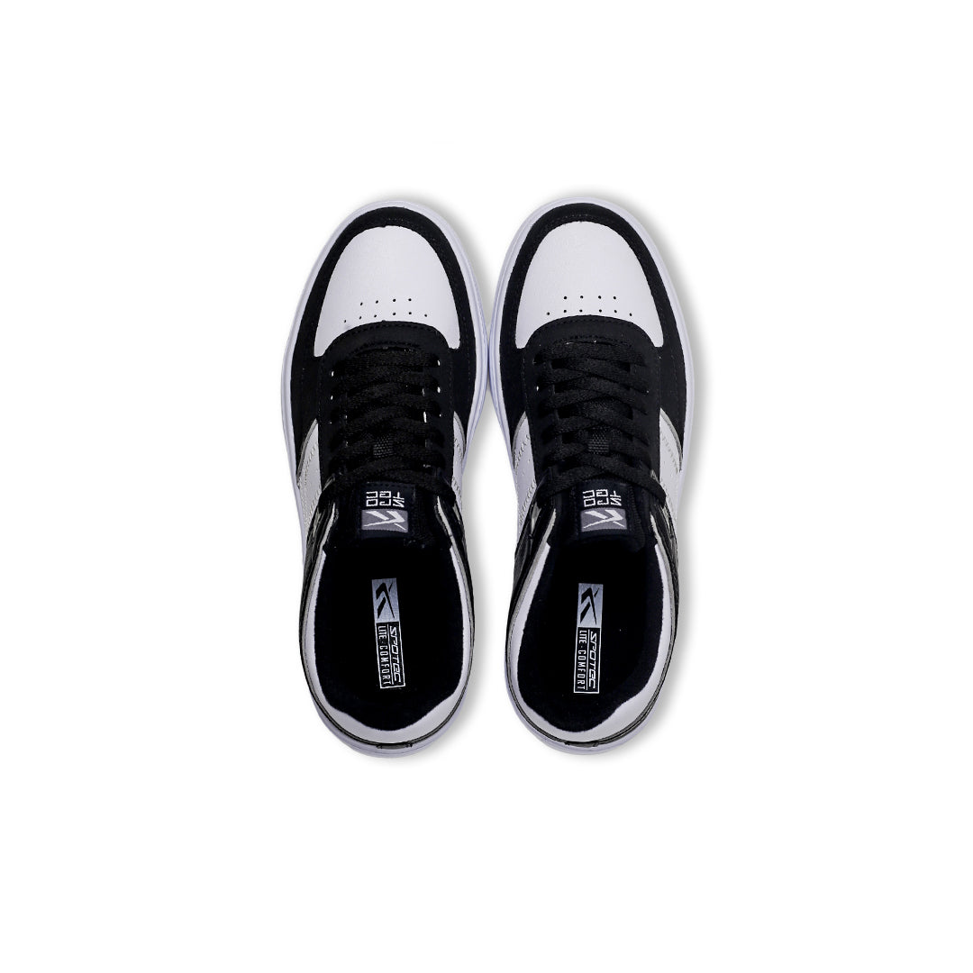 SPOTEC SNEAKERS CLAY - HITAM/PUTIH