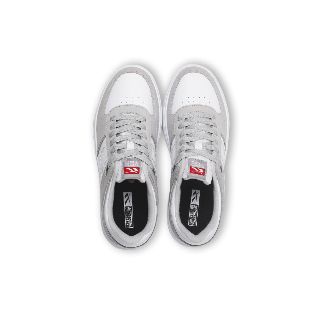 SPOTEC SNEAKERS CLAY - WHITE/LIGHT GREY