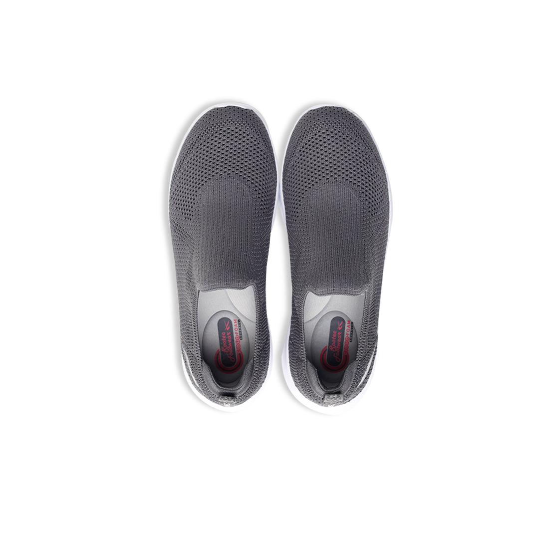 SPOTEC SNEAKERS EVALINE - ABU TUA/PUTIH