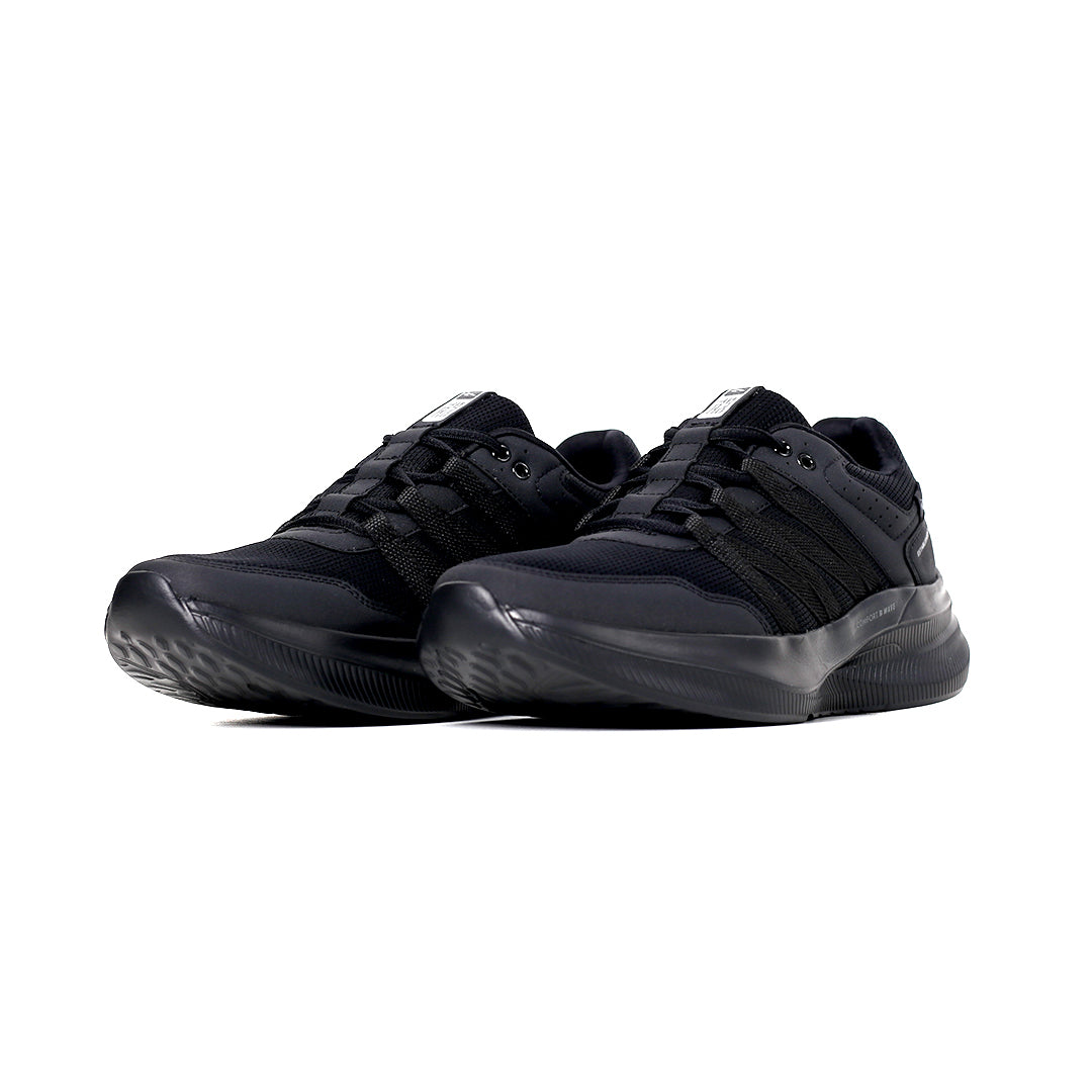 SPOTEC SNEAKERS COMFORT WAVE MODERN - BLACK/BLACK