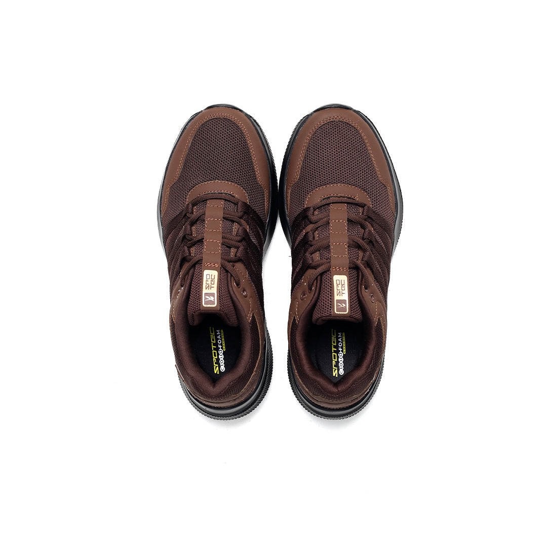SPOTEC RUNNING COMFORT WAVE UPTOWN - DARK BROWN/BLACK