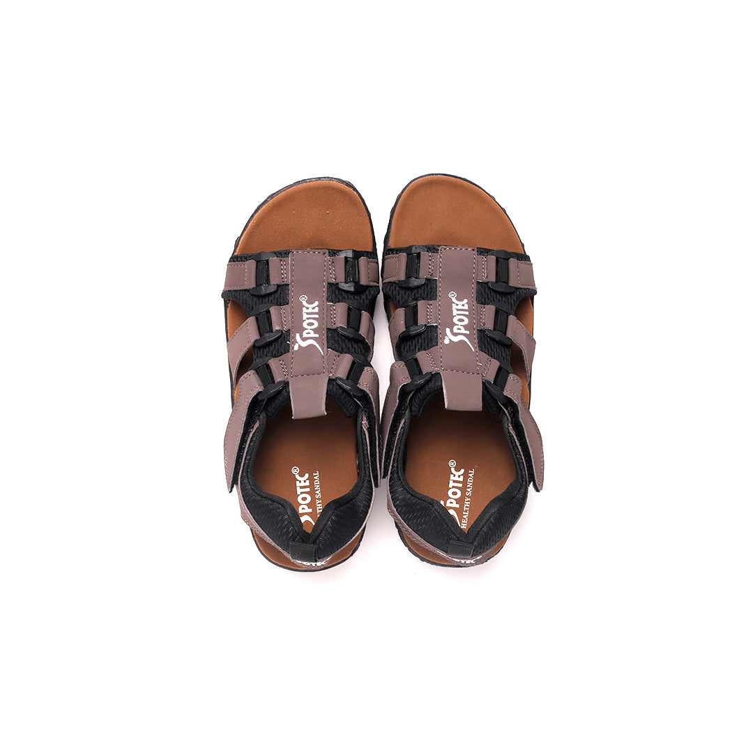 SPOTEC SANDALS HEALTHYSANDAL - BROWN/BLACK