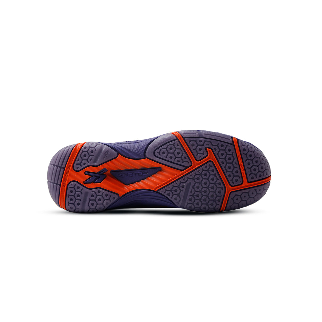 SPOTEC BADMINTON BLADE 501 - ABU UNGU/ORANYE