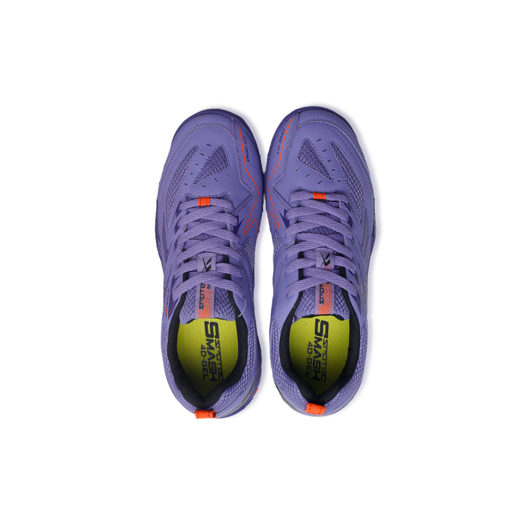 SPOTEC BADMINTON BLADE 501 - ABU UNGU/ORANYE
