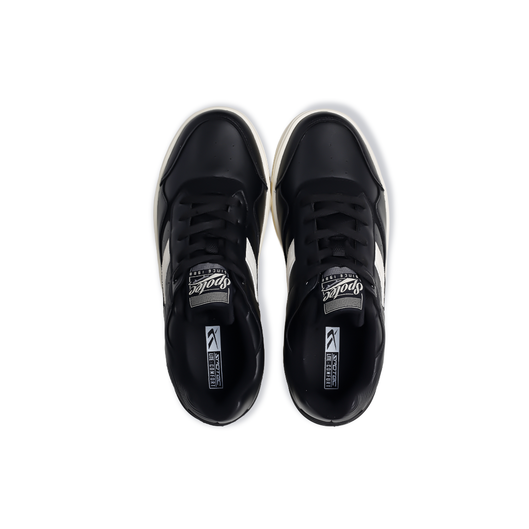 SPOTEC SNEAKERS ARENA - HITAM/PUTIH TULANG