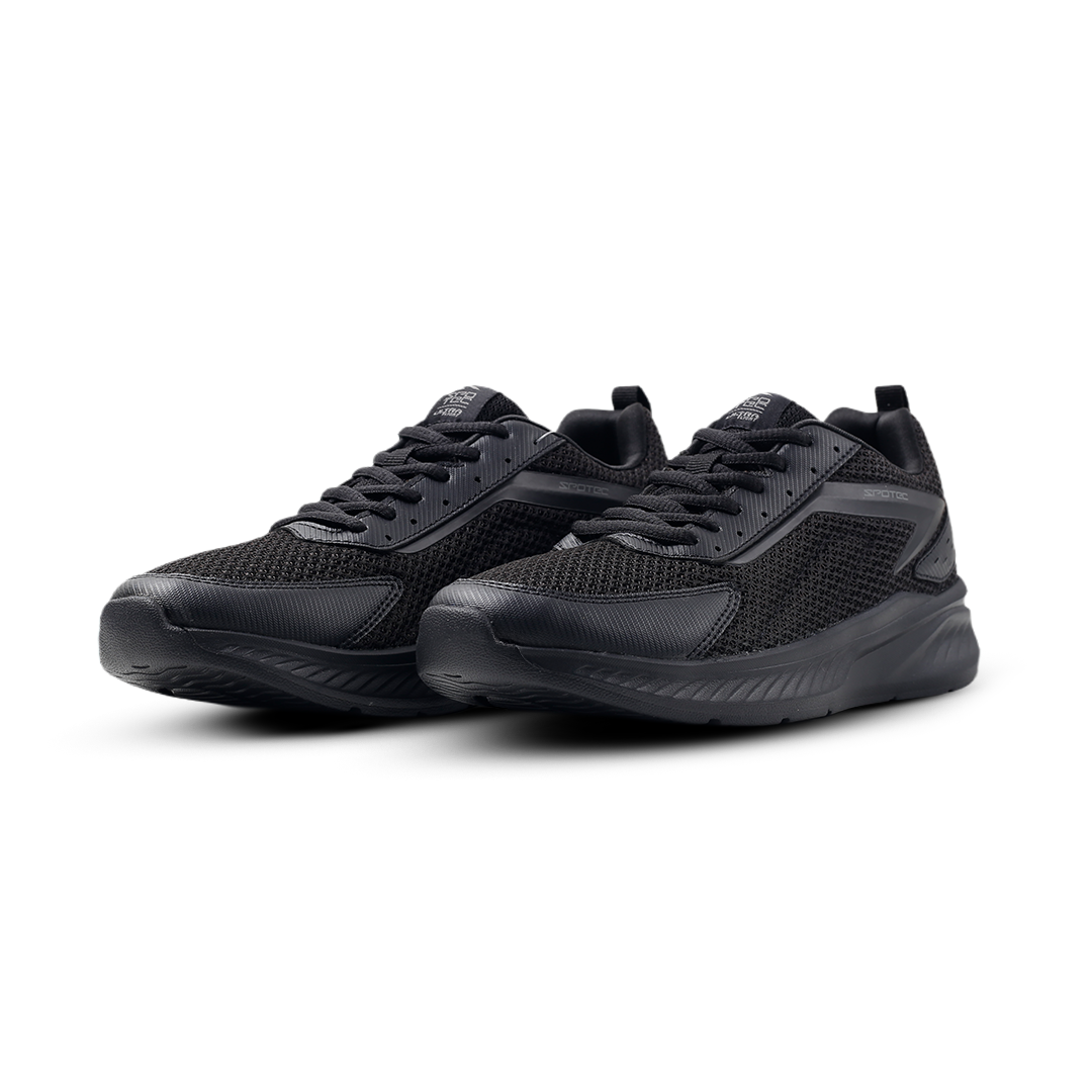 SPOTEC SNEAKERS COMFORT WAVE OZMONT - HITAM/HITAM