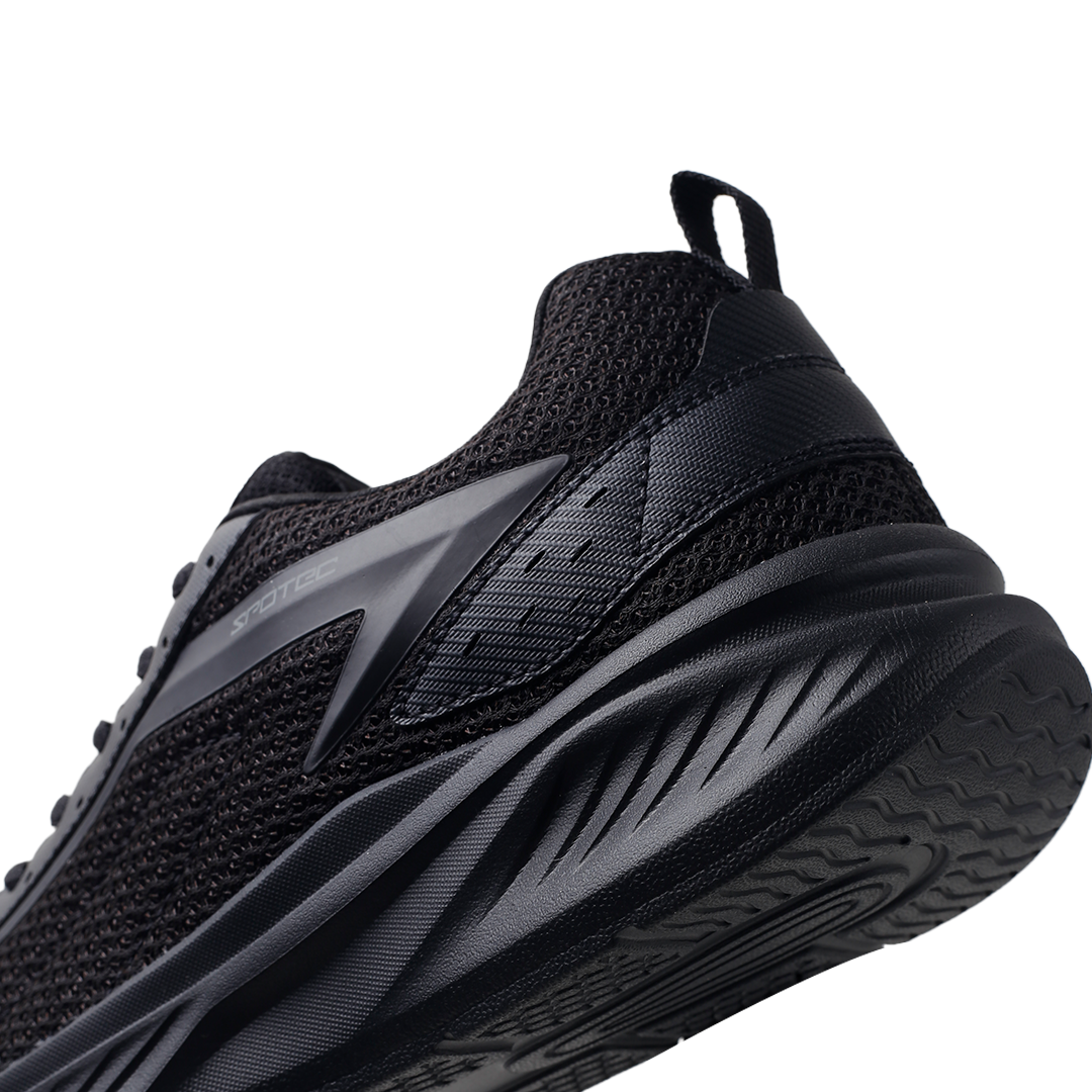 SPOTEC SNEAKERS COMFORT WAVE OZMONT - HITAM/HITAM