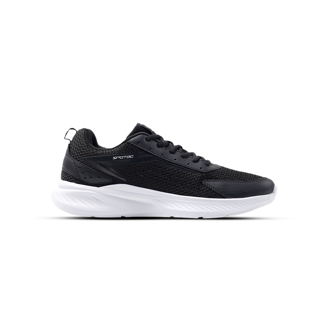 SPOTEC SNEAKERS COMFORT WAVE OZMONT - HITAM/PUTIH