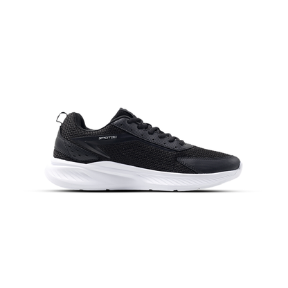 SPOTEC SNEAKERS COMFORT WAVE OZMONT - HITAM/PUTIH
