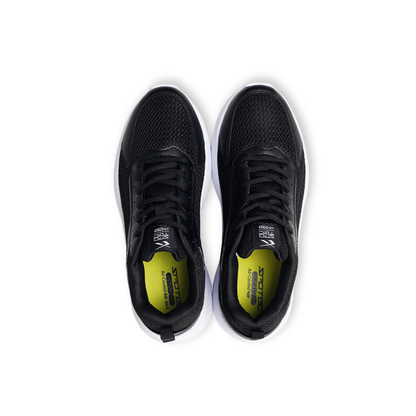 SPOTEC SNEAKERS COMFORT WAVE OZMONT - HITAM/PUTIH