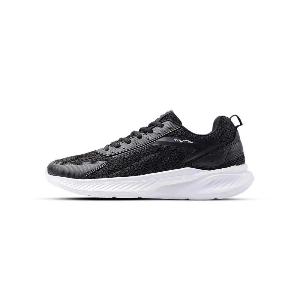 SPOTEC SNEAKERS COMFORT WAVE OZMONT - HITAM/PUTIH