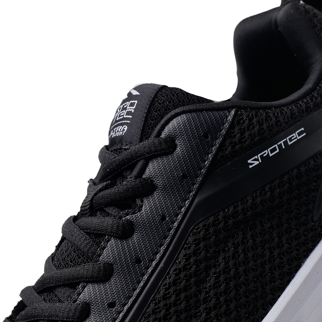 SPOTEC SNEAKERS COMFORT WAVE OZMONT - HITAM/PUTIH