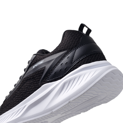 SPOTEC SNEAKERS COMFORT WAVE OZMONT - HITAM/PUTIH