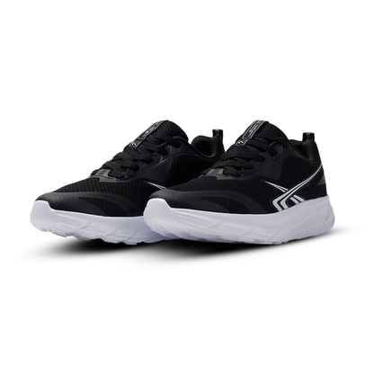 SPOTEC SNEAKERS COMFORT WAVE ALGER - HITAM/PUTIH