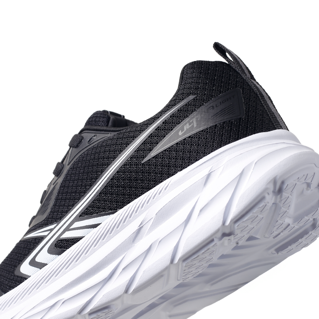 SPOTEC SNEAKERS COMFORT WAVE ALGER - HITAM/PUTIH
