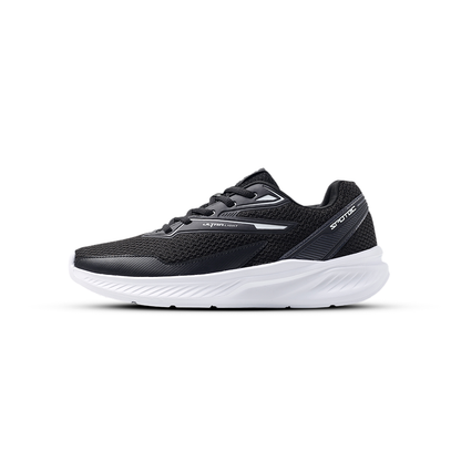 SPOTEC SNEAKERS COMFORT WAVE CORBY - HITAM/PUTIH