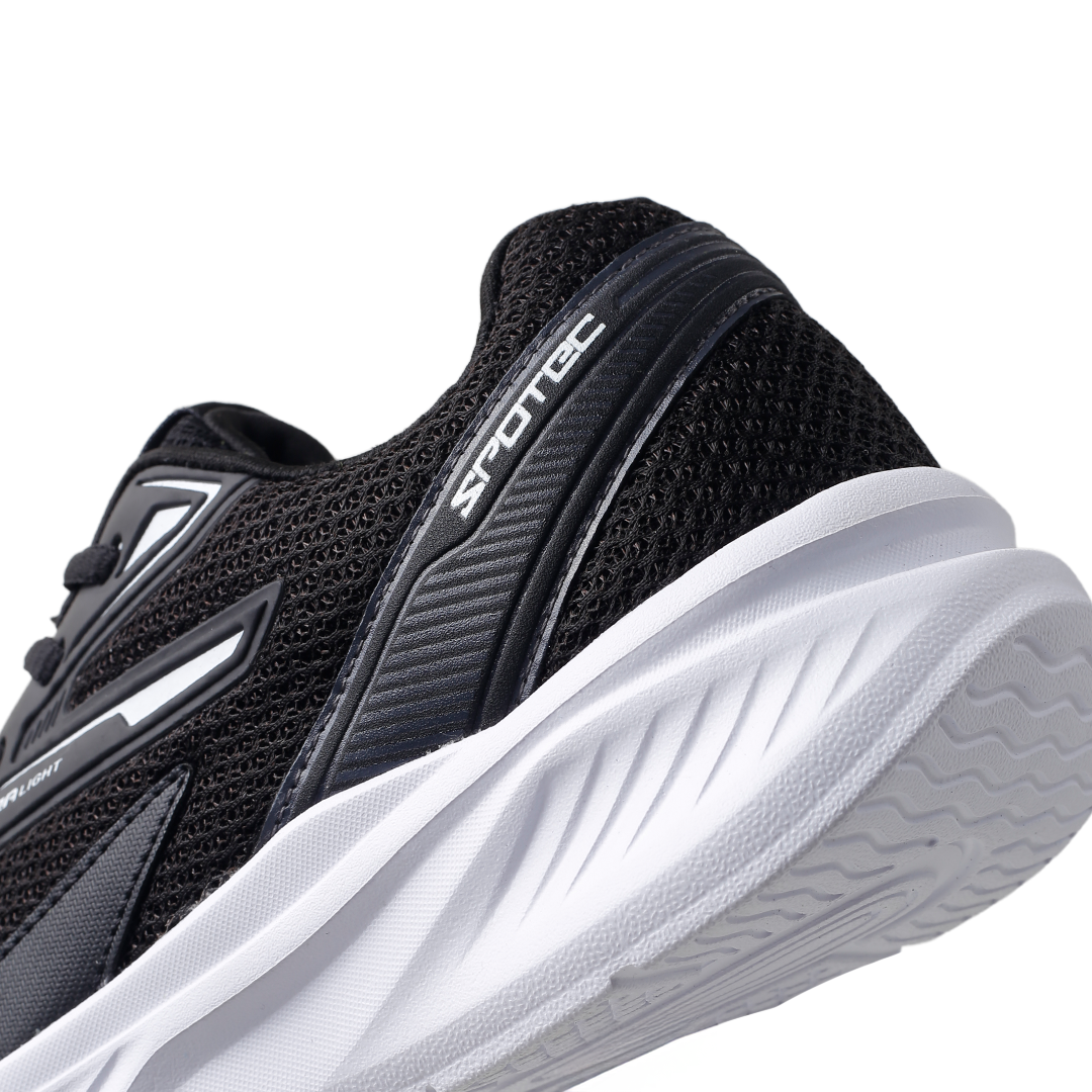 SPOTEC SNEAKERS COMFORT WAVE CORBY - HITAM/PUTIH
