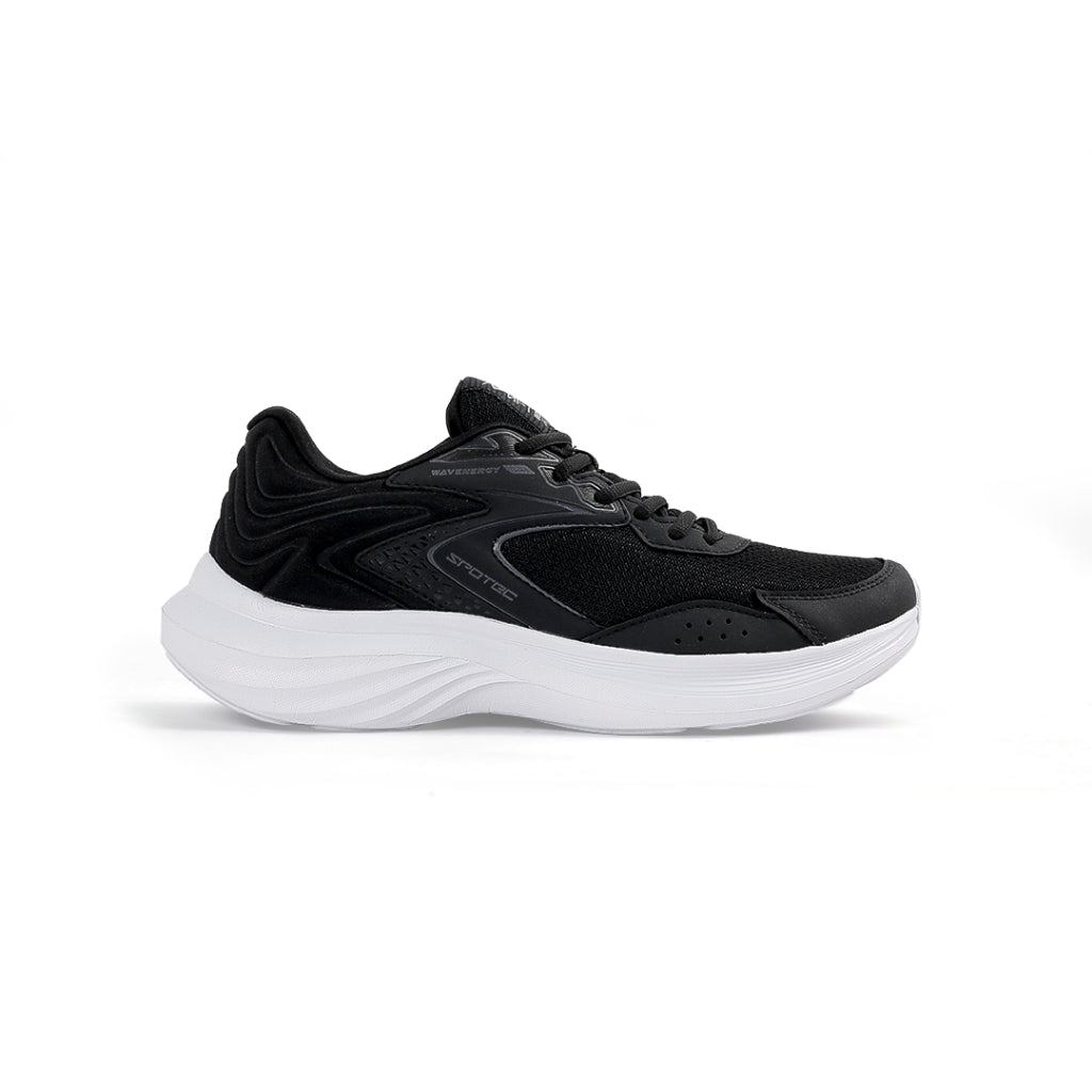 SPOTEC SNEAKERS COMFORT WAVE TRAM - BLACK/WHITE