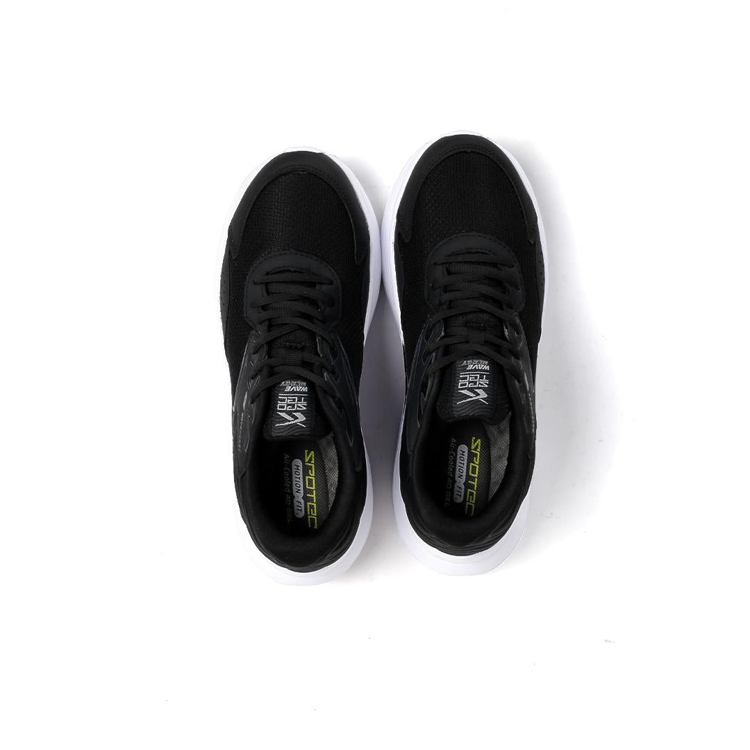 SPOTEC SNEAKERS COMFORT WAVE TRAM - BLACK/WHITE