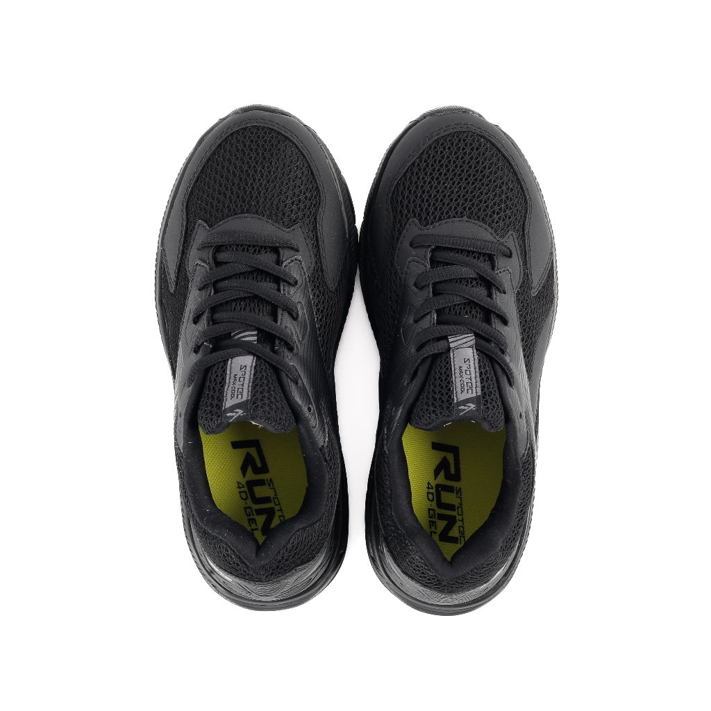 SPOTEC SNEAKERS WALDEN JR - HITAM/PUTIH
