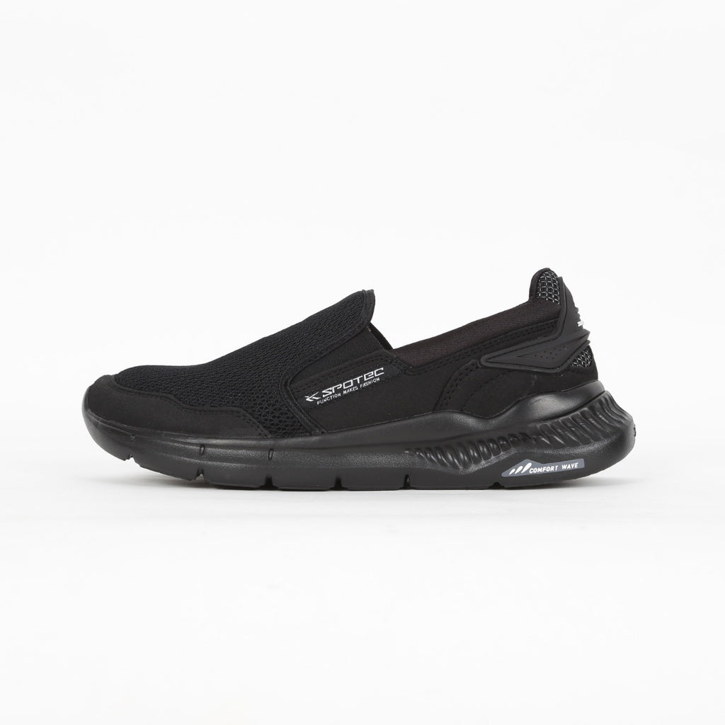 SPOTEC WALKING COMFORT WAVE LEXI - HITAM/HITAM