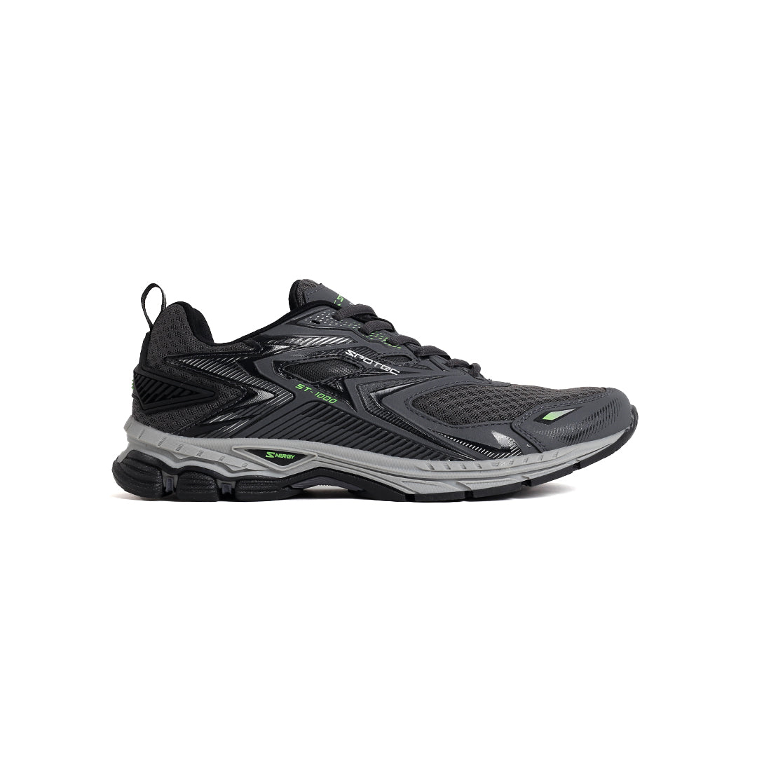 SPOTEC RUNNING ATLAS - DARK GREY/BRIGHT GREEN