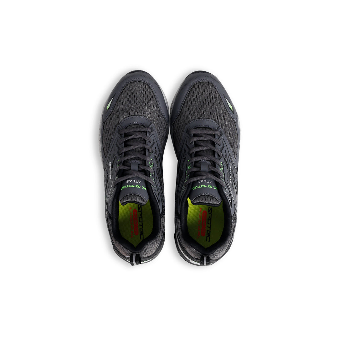 SPOTEC RUNNING ATLAS - DARK GREY/BRIGHT GREEN