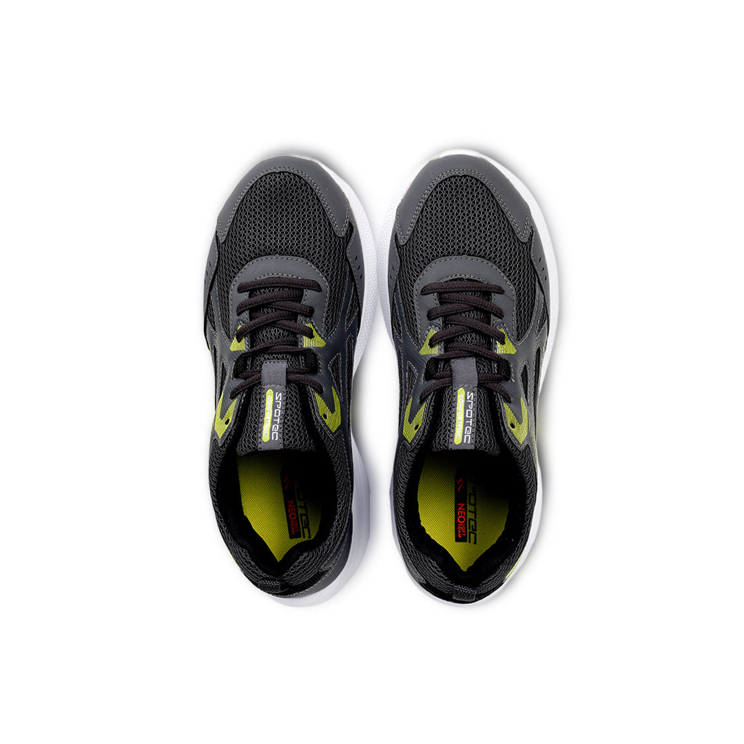 SPOTEC RUNNING COMFORT WAVE HARVEY - ABU TUA/HIJAU CERAH