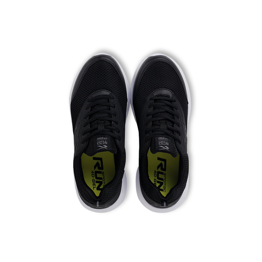 SPOTEC SNEAKERS LYONS - HITAM/PUTIH