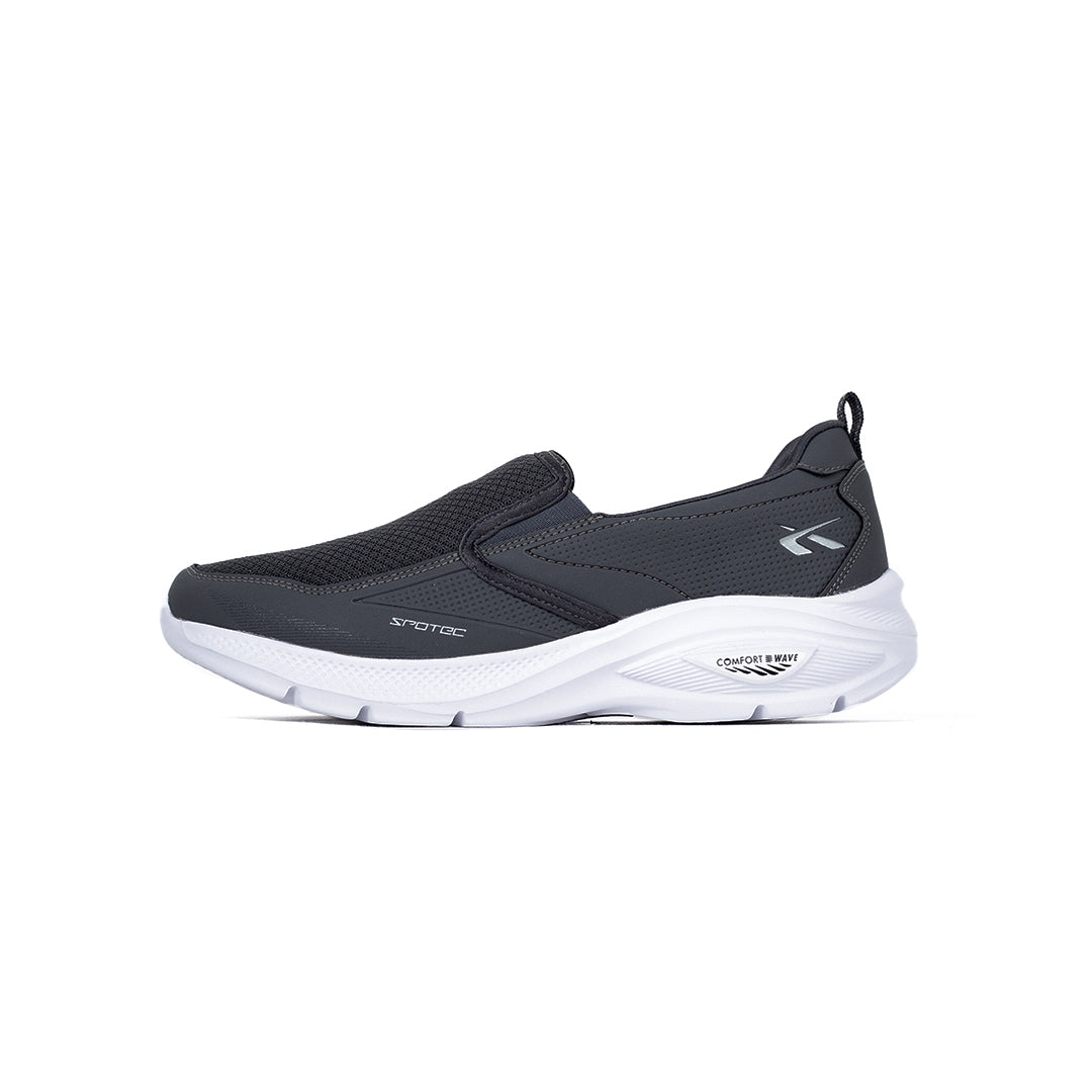 SPOTEC WALKING COMFORT WAVE ONYX - DARK GREY/WHITE