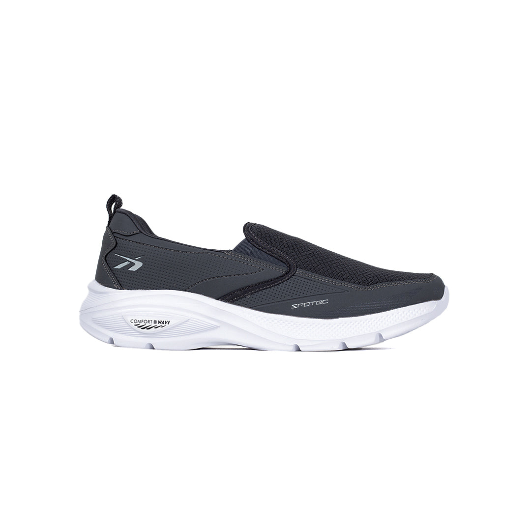 SPOTEC WALKING COMFORT WAVE ONYX - DARK GREY/WHITE