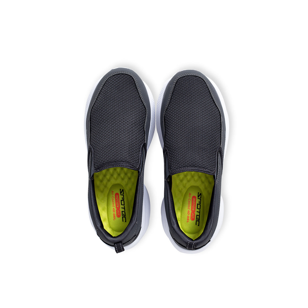SPOTEC WALKING COMFORT WAVE ONYX - DARK GREY/WHITE