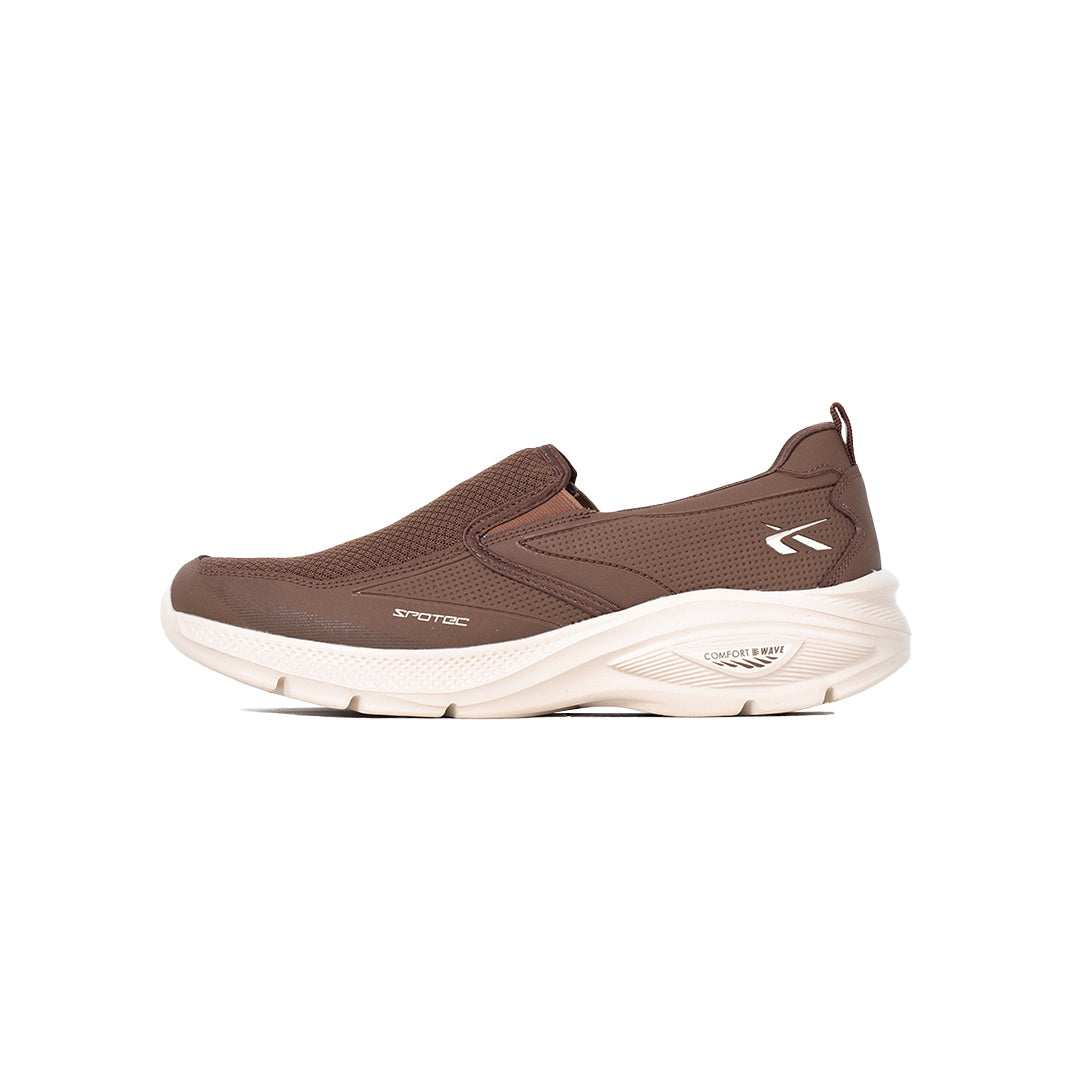 SPOTEC WALKING COMFORT WAVE ONYX - BROWN/OFF WHITE