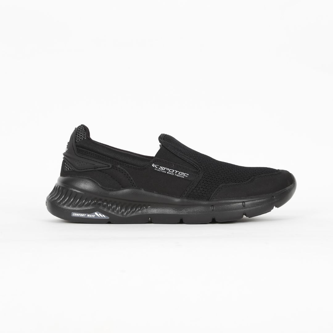 SPOTEC WALKING COMFORT WAVE LEXI - HITAM/HITAM