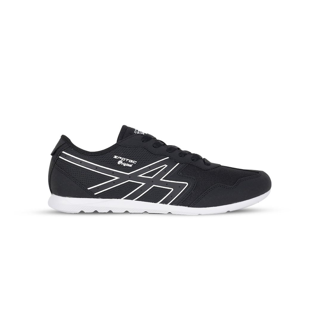 SPOTEC SNEAKERS POTHER - HITAM/PUTIH