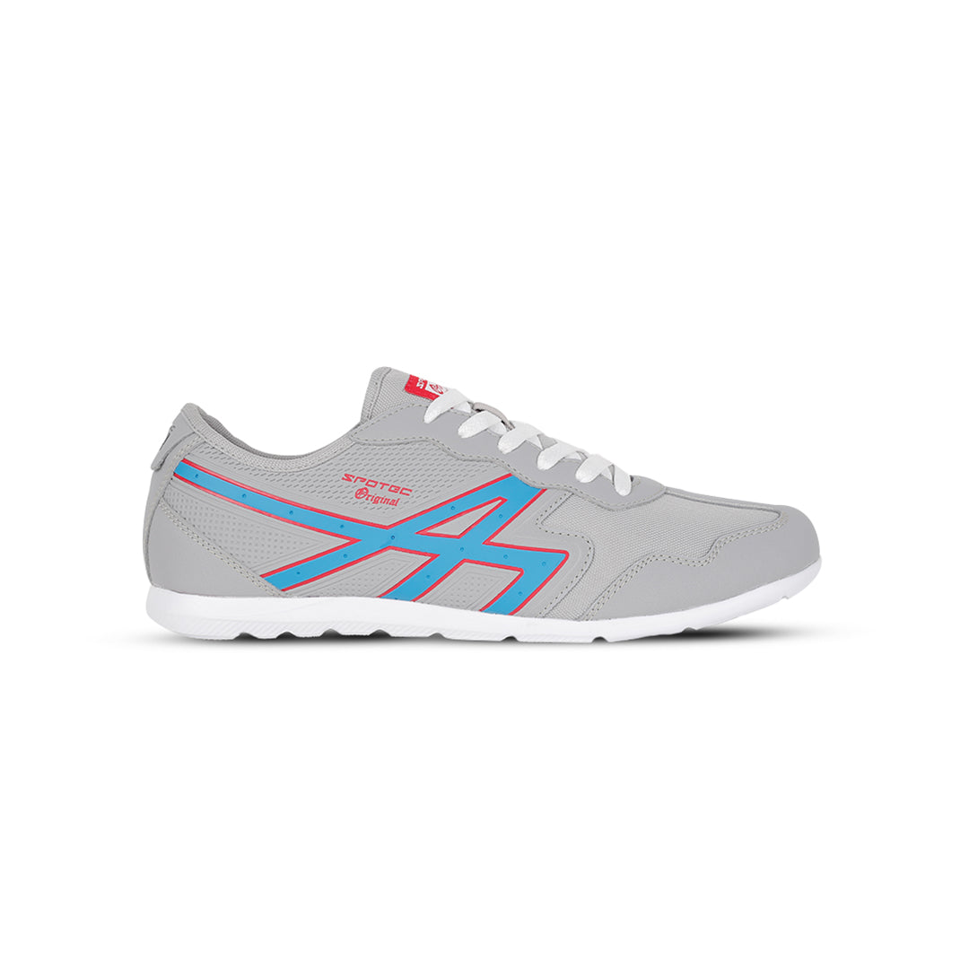 SPOTEC SNEAKERS POTHER - LIGHT GREY/BLUE