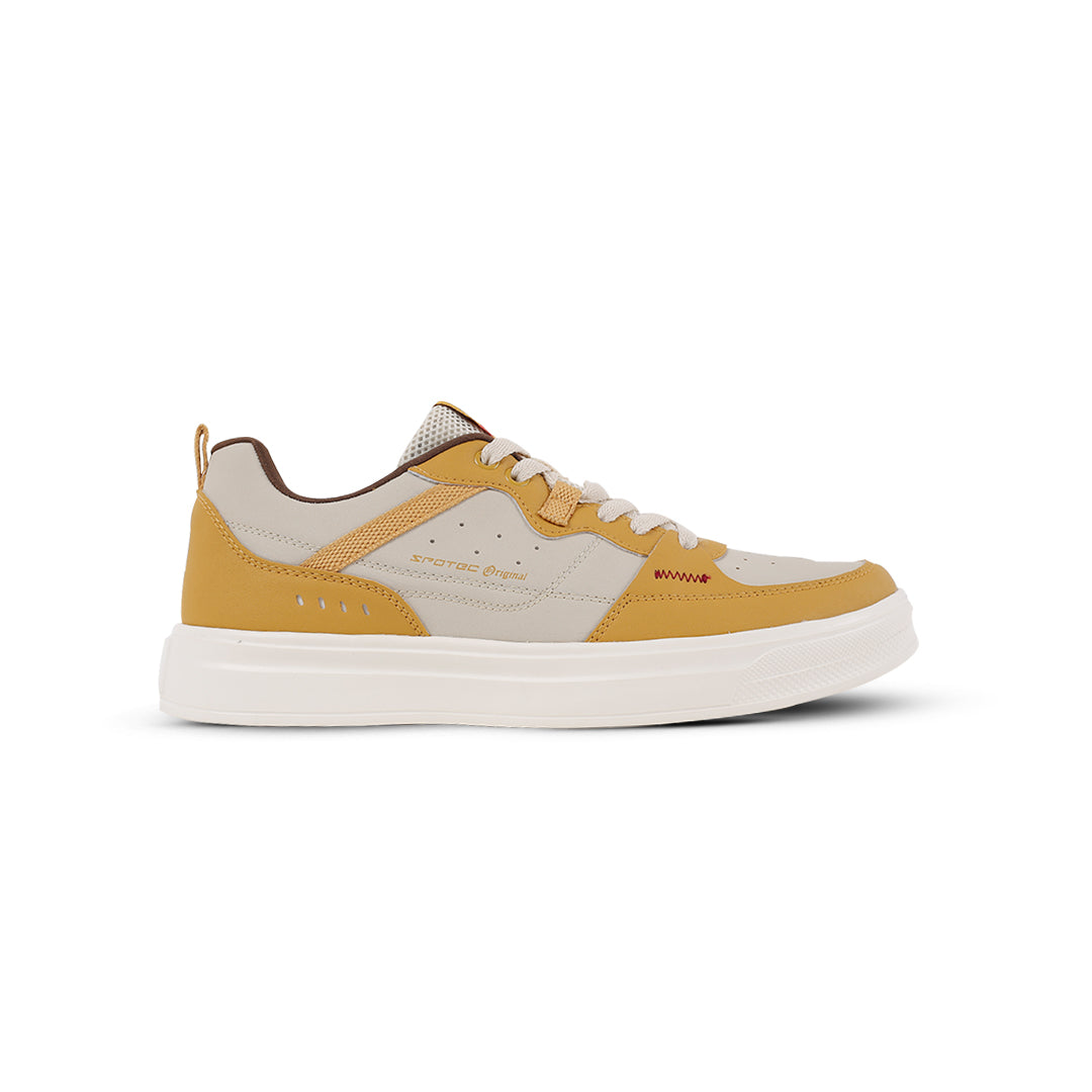 SPOTEC SNEAKERS WONKA - OFF WHITE/MUSTARD
