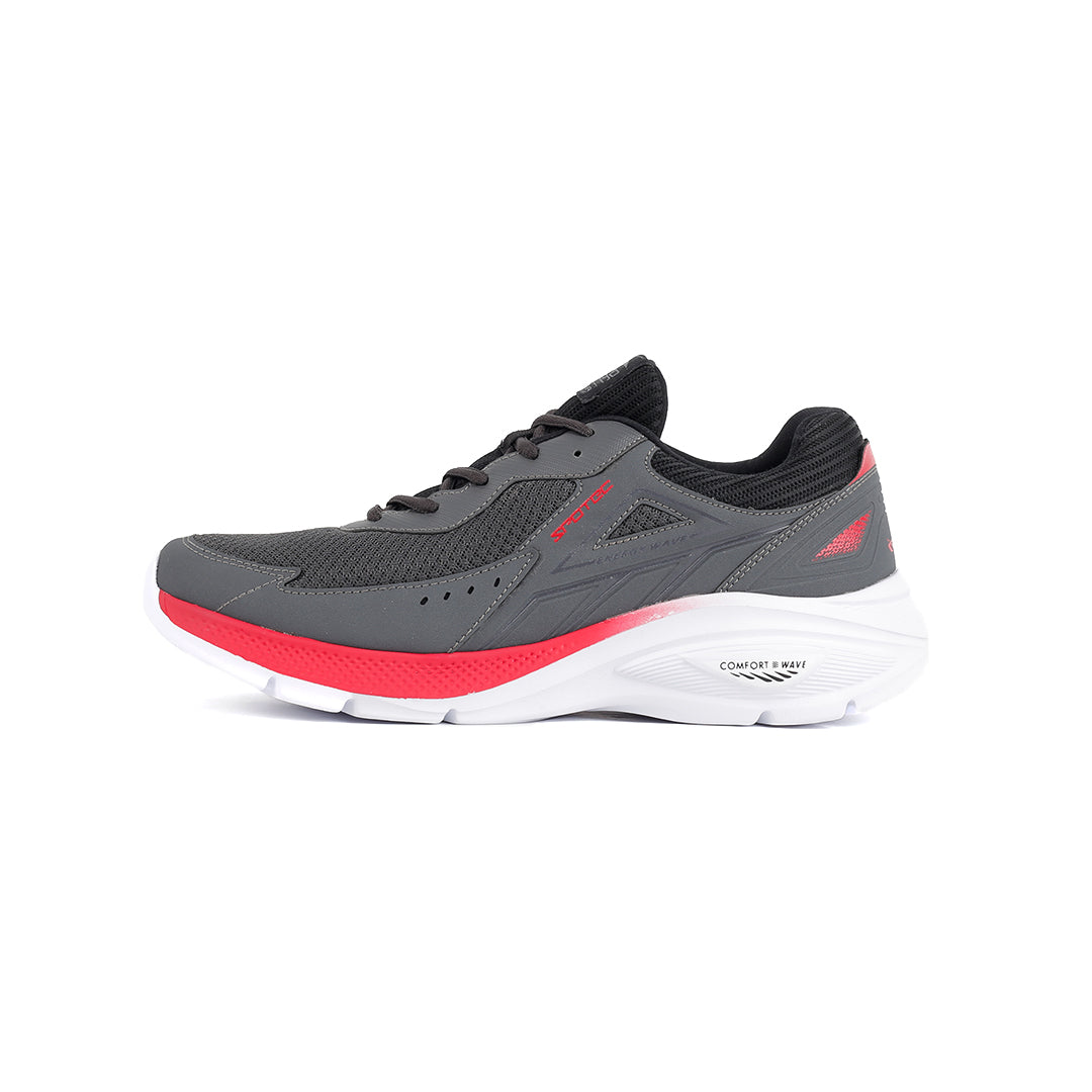 SPOTEC RUNNING EASTON - DARK GREY/RED