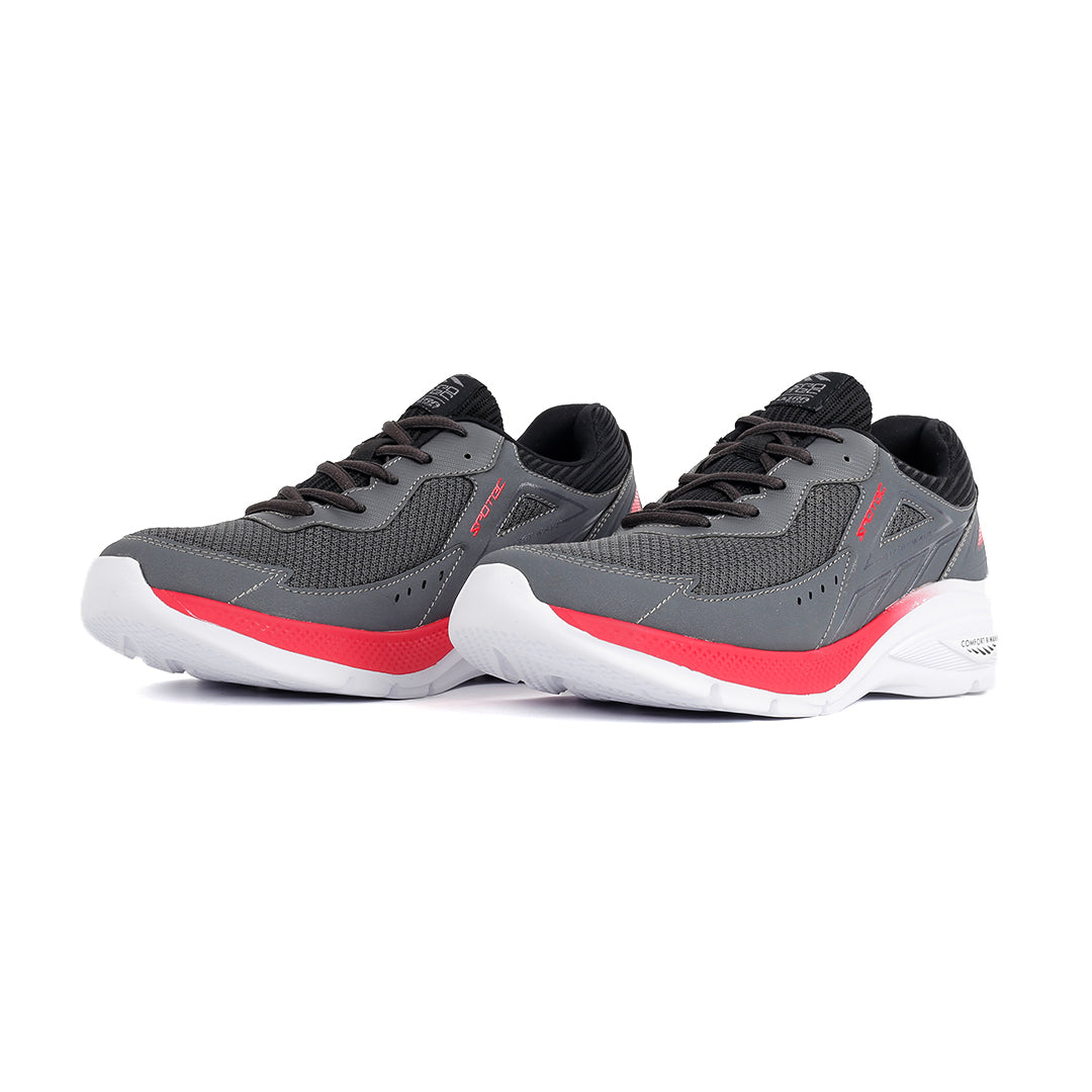 SPOTEC RUNNING EASTON - DARK GREY/RED