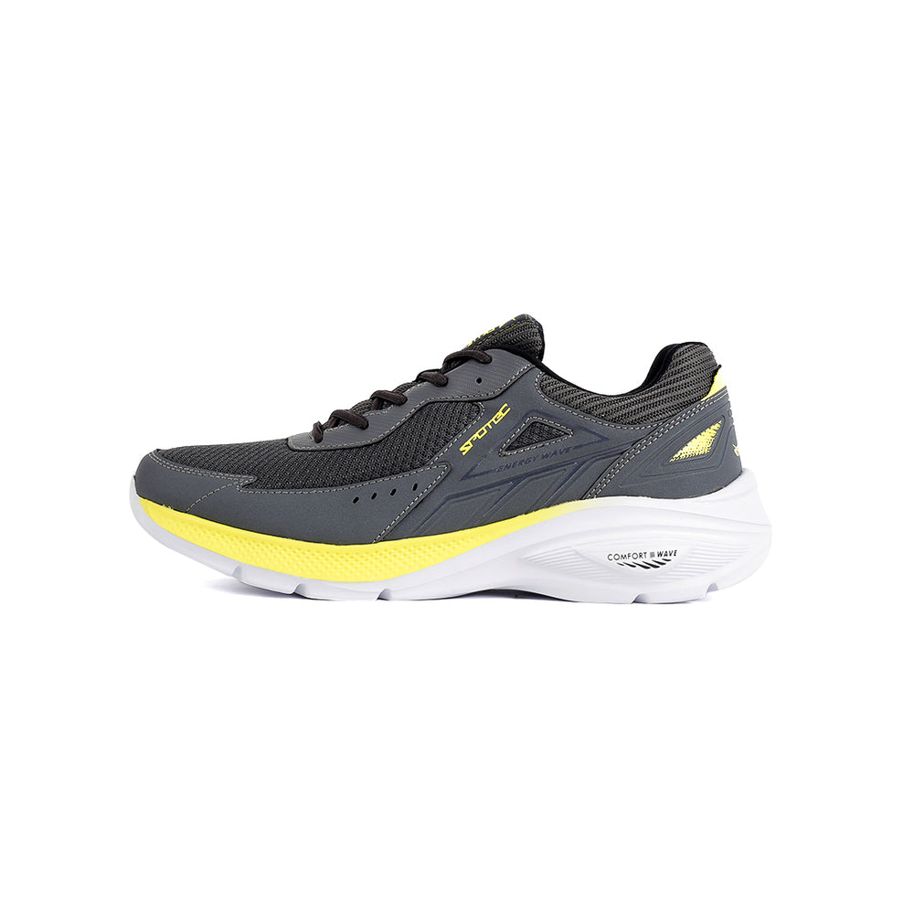 SPOTEC RUNNING EASTON - DARK GREY/BRIGHT GREEN