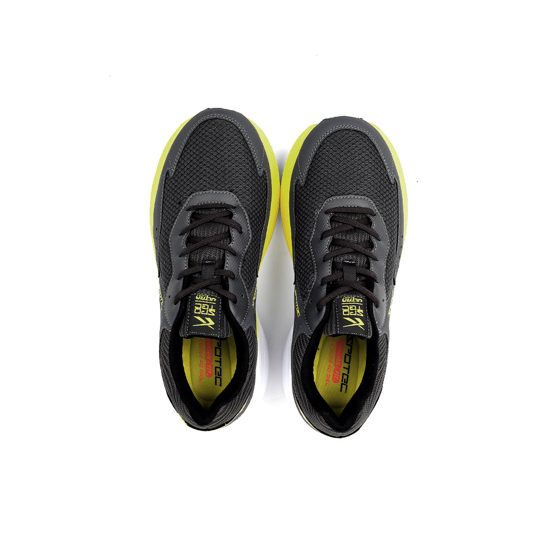 SPOTEC RUNNING EASTON - DARK GREY/BRIGHT GREEN