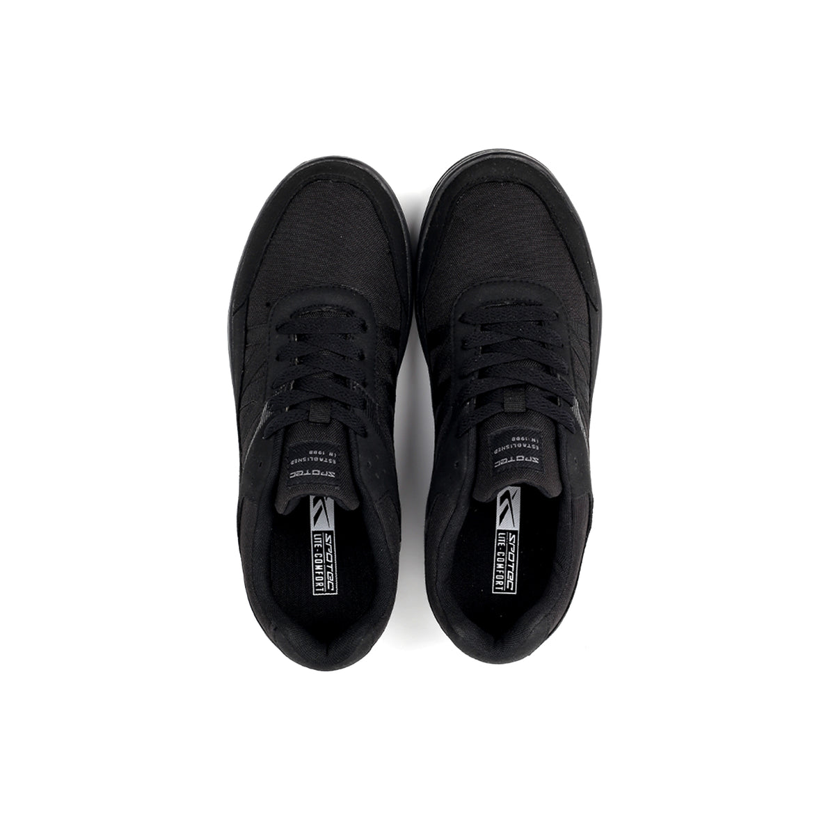 SPOTEC SNEAKERS TANUKI - HITAM/HITAM
