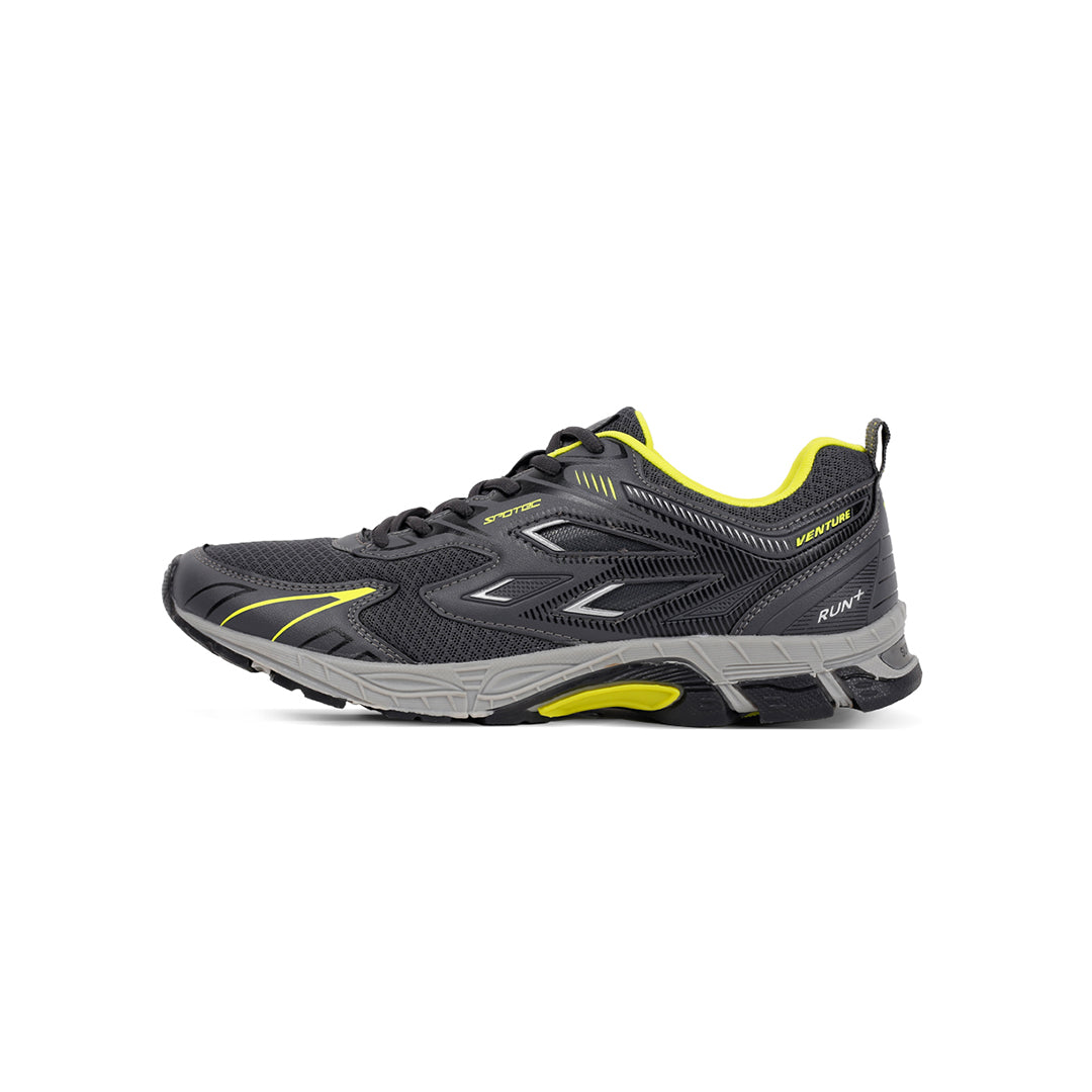 SPOTEC RUNNING VENTURE - ABU TUA/HIJAU CERAH